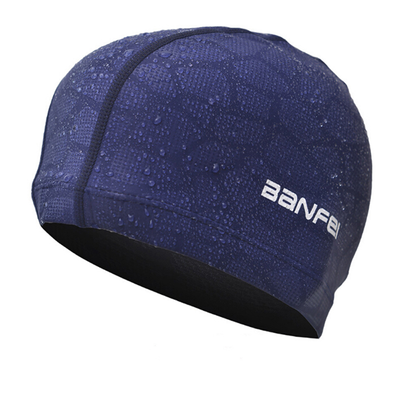 Aquatic Sports Cap - النسيج قبعة السباحة الرجال النساء مقاوم