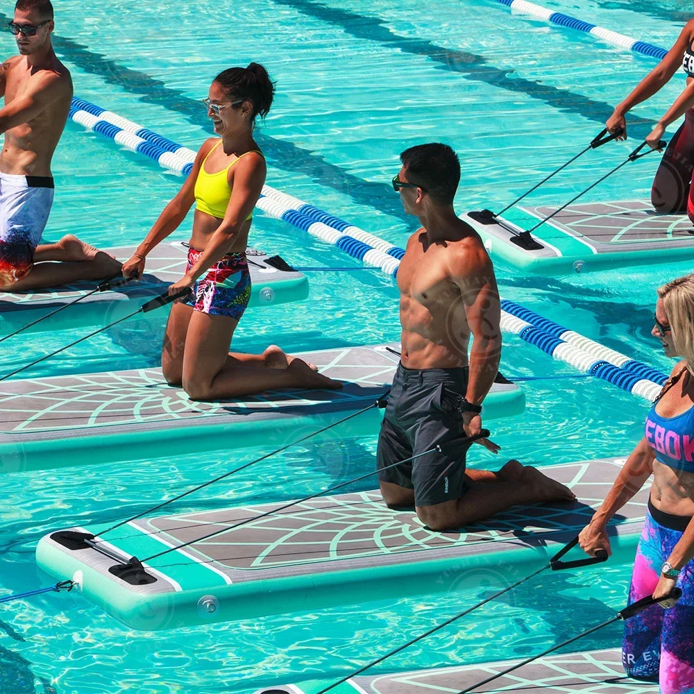 Aquatic Sports Types - لوح تجديف قائم 2*1*0.1 متر، حصيرة