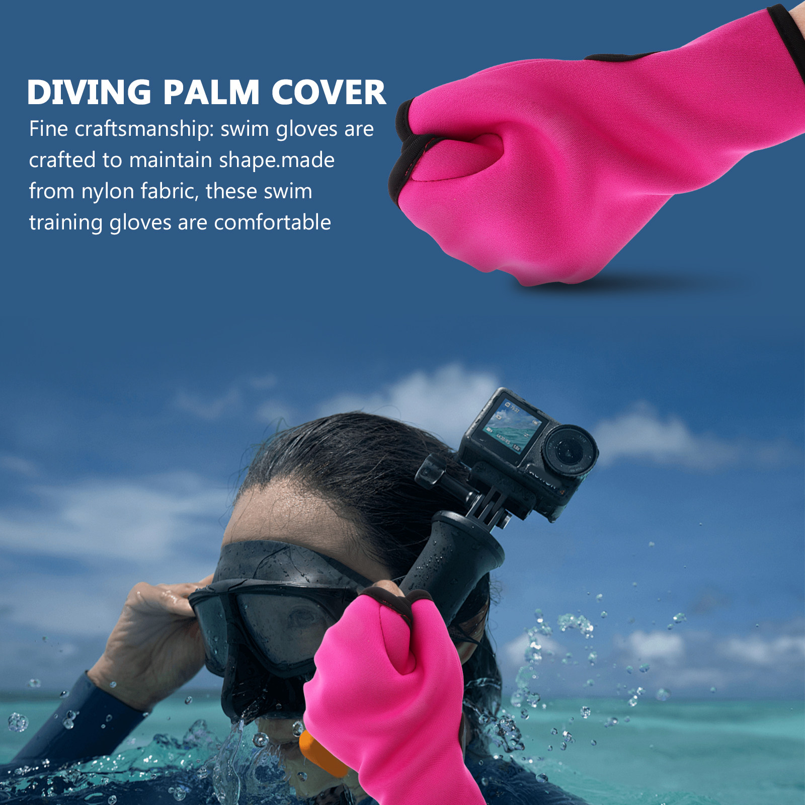 زوج واحد من قفازات الرياضات ال - مراجعة Aquatic Sports Scuba وسعره